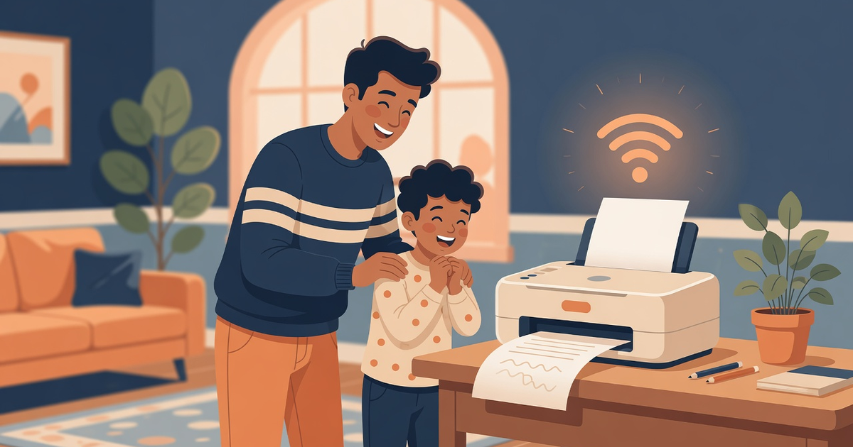 Illustration for: How to Connect a Printer to Your Wi-Fi Network